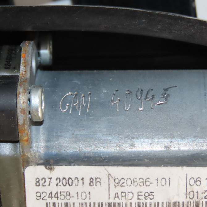 Mecanisme+moteur leve-glace ard occasion RENAULT MEGANE III Phase 1 11-2008->01-2012 1.9 DCI 130ch 827201508R 7