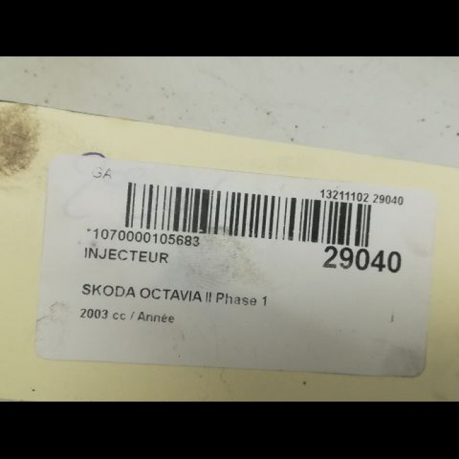 Injecteur occasion SKODA OCTAVIA II Phase 1 06-2004->10-2008 28130201T 3