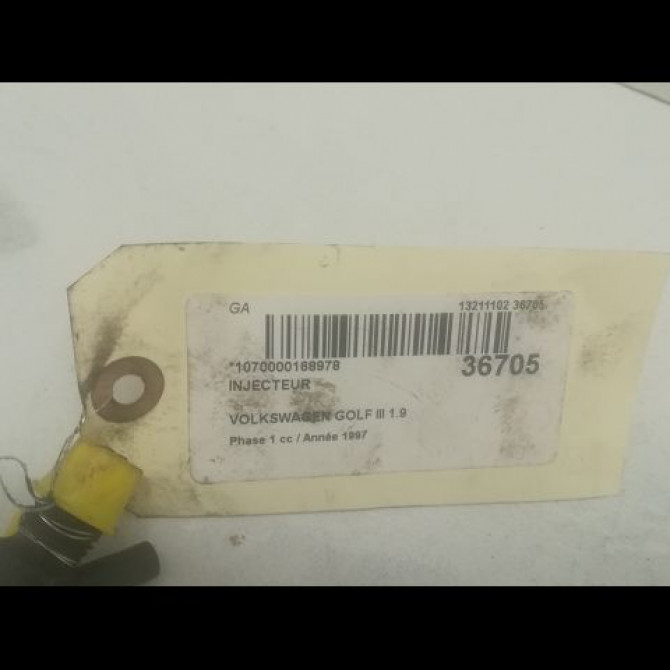 Injecteur occasion VOLKSWAGEN GOLF III Phase 1 01-1992->12-1997 1.9 TDI 110ch 28130201T 2