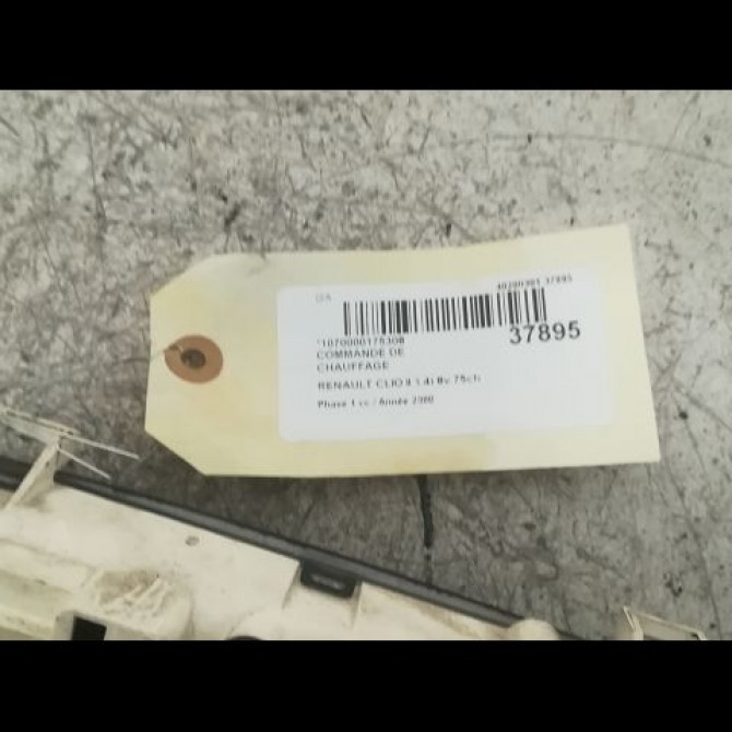 Commande de chauffage occasion RENAULT CLIO II Phase 1 03-1998->06-2001 1.4i 8v 75ch 3