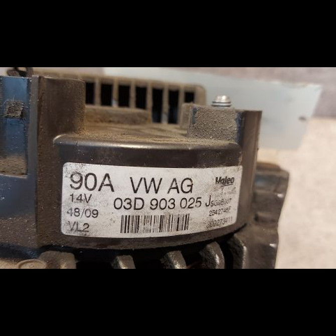 Alternateur occasion SKODA FABIA II Phase 1 05-2007->03-2010 1.2i 60ch 3D903025J 3