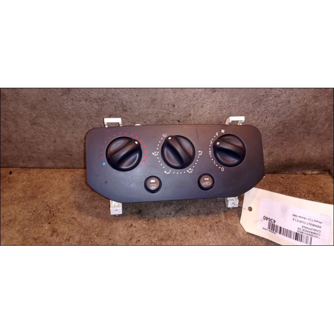 Commande de chauffage occasion RENAULT CLIO II Phase 1 03-1998->06-2001 1.2 1