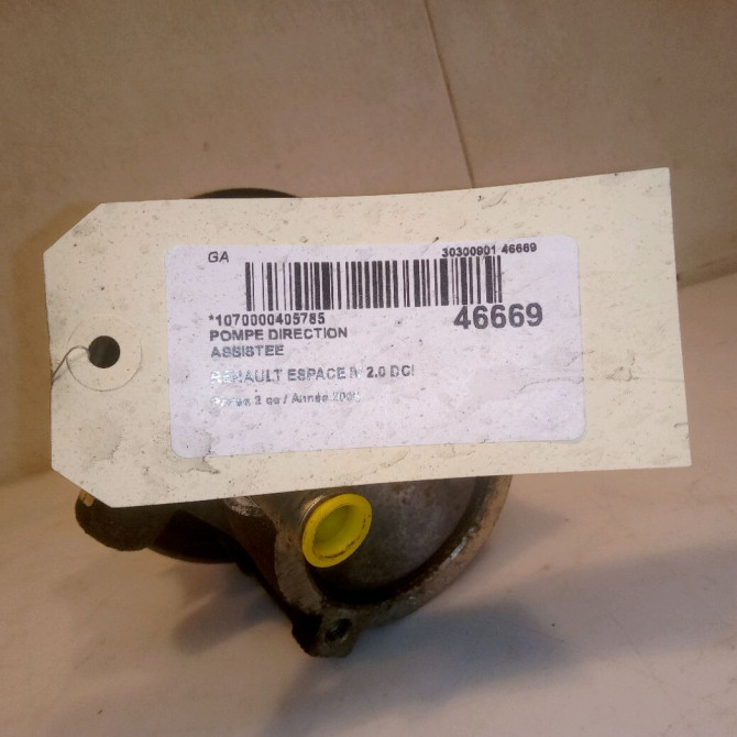 Pompe direction assistee occasion RENAULT ESPACE IV Phase 2 03-2006->07-2012 2.0 DCI 175ch 491100920R 5