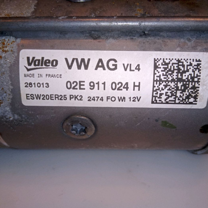 Démarreur occasion VOLKSWAGEN PASSAT VI Phase 1 BREAK 10-2010->04-2015 2E911024C 6