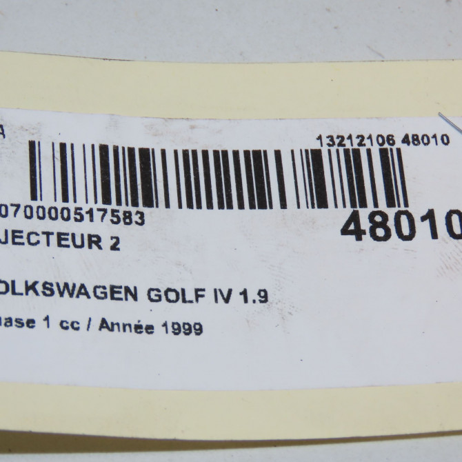 occasion VOLKSWAGEN GOLF IV GOLF IV Phase 1 1998-01-01->2005-06-30 1.9 TDI 110ch 28130201T 3