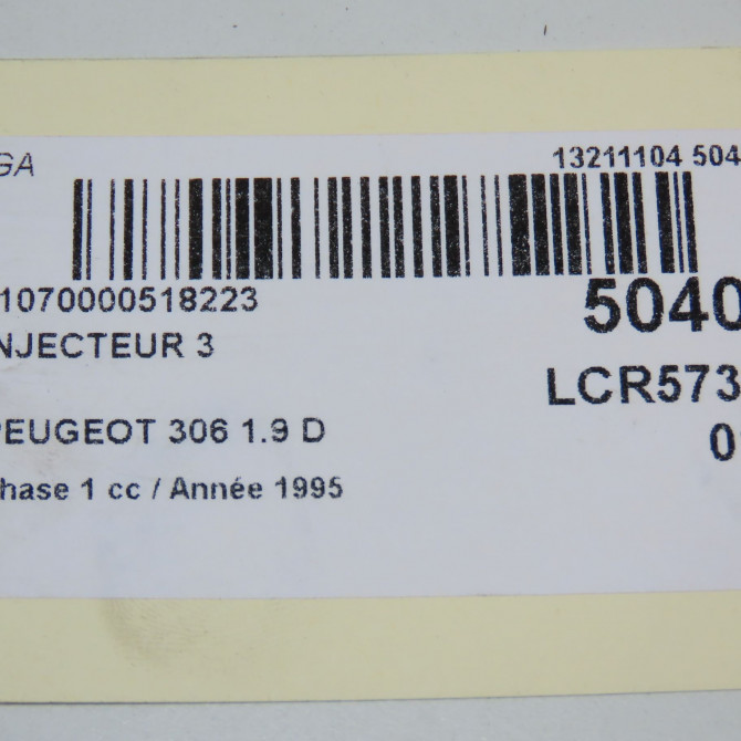 occasion PEUGEOT 306 Phase 1 09-1994->03-1997 1.9 D 3