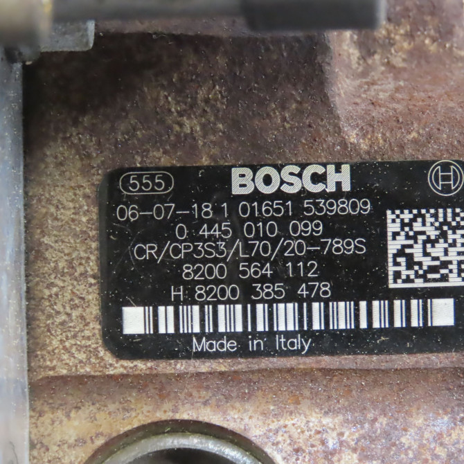 Pompe hp occasion RENAULT ESPACE IV Phase 2 03-2006->07-2012 2.0 DCI 150ch 8200803375 5