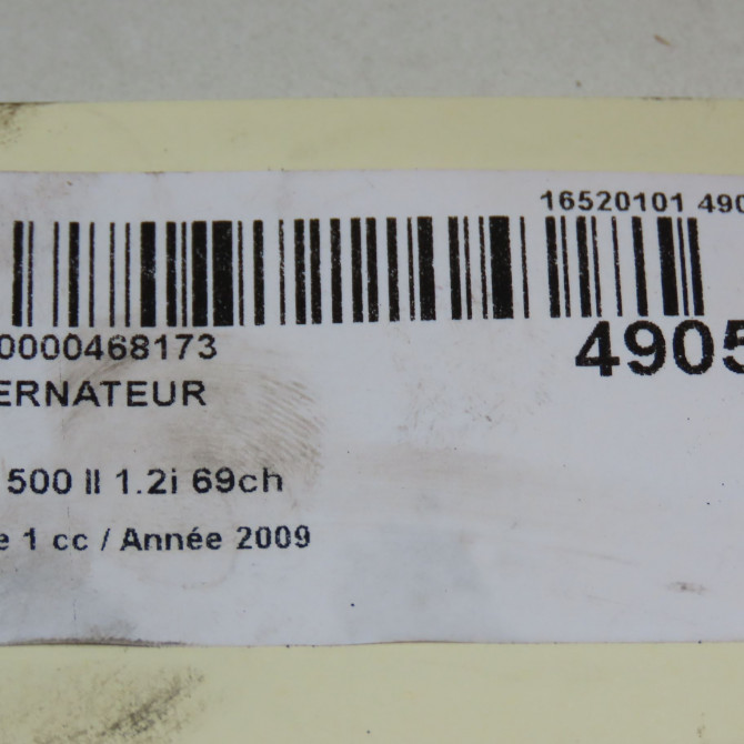 Alternateur occasion FIAT 500 II 500 II Phase 1 2007-07-01->2016-03-31 1.2i 69ch 71797006 8