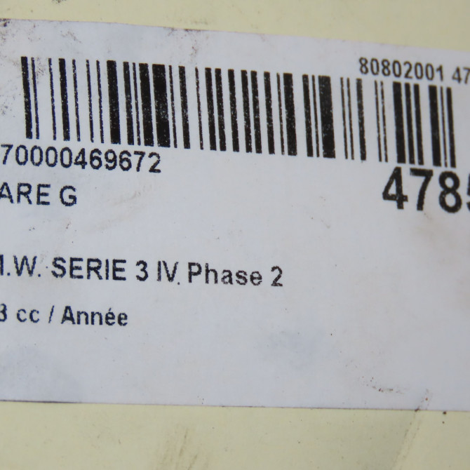 Phare gauche occasion B.M.W. SERIE 3 IV Phase 2 09-2001->03-2005 63127165831 6