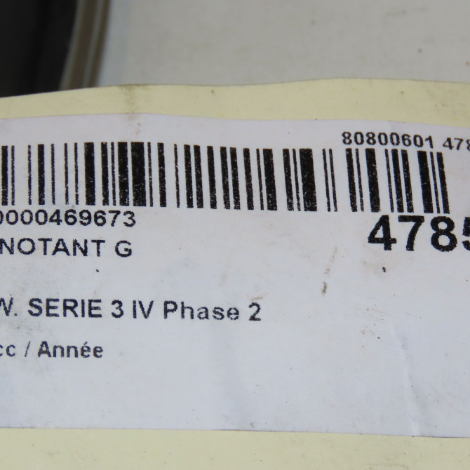 Clignotant gauche occasion B.M.W. SERIE 3 IV Phase 2 09-2001->03-2005 63137165849 4