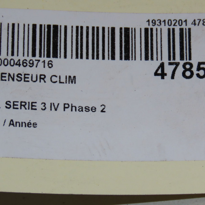 Condenseur clim occasion B.M.W. SERIE 3 IV Phase 2 09-2001->03-2005 64538377648 5