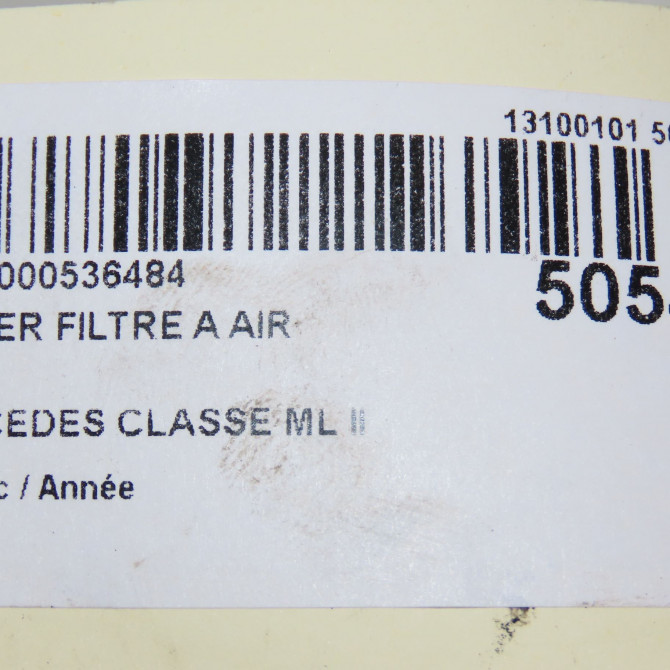 Boitier filtre a air occasion MERCEDES CLASSE ML II phase 1 03-2005->09-2008 320 CDI 224ch 6