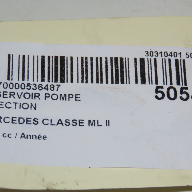 Reservoir pompe direction occasion MERCEDES CLASSE ML II phase 1 03-2005->09-2008 320 CDI 224ch 5