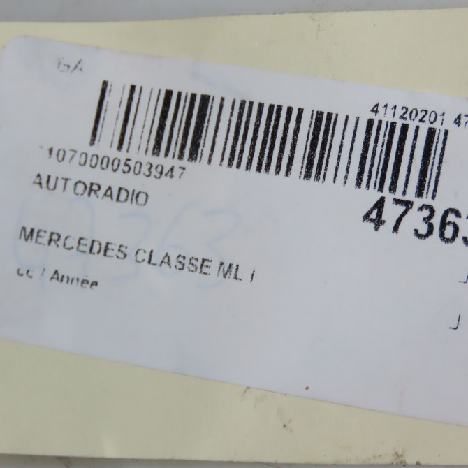 Autoradio occasion MERCEDES CLASSE ML I 281153881R 3