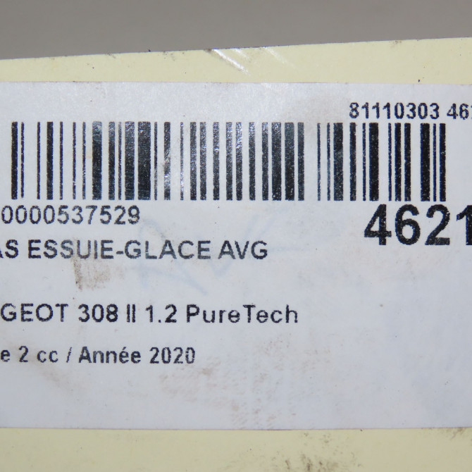 Bras essuie-glace avant gauche occasion PEUGEOT 308 II Phase 1 04-1995->04-1999 1.2 PureTech 110ch 1610670580 5