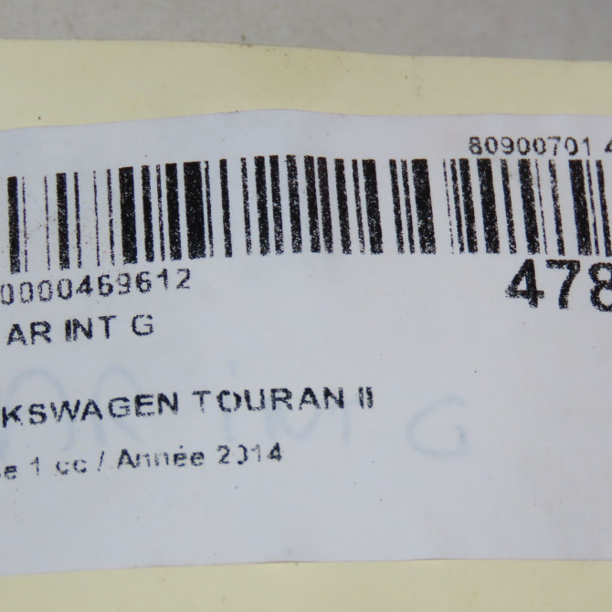 Feu arrière interieur gauche occasion VOLKSWAGEN TOURAN II Phase 1 09-2010->12-2015 1.6 TDI 105ch 1T0945093 5
