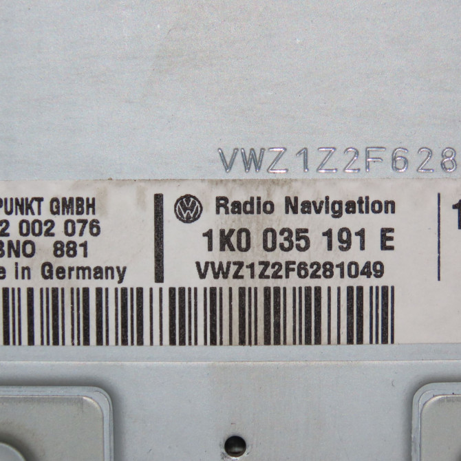 Autoradio occasion VOLKSWAGEN TOURAN I Phase 1 03-2003->12-2006 1.9 TDI 105ch 3