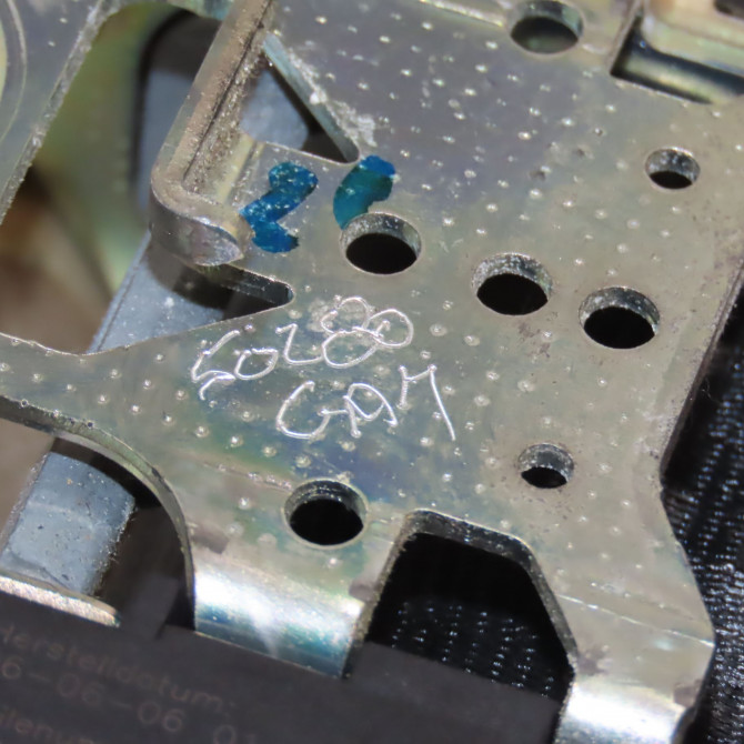 Ceinture avant gauche occasion VOLKSWAGEN TOURAN I Phase 1 03-2003->12-2006 1.9 TDI 105ch 1T1857705CRAA 4