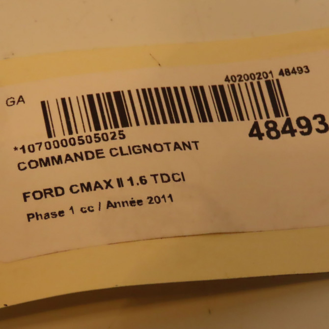Commande clignotant occasion FORD CMAX II Phase 1 09-2010->09-2015 1.6 TDCI 115ch 1787263 4