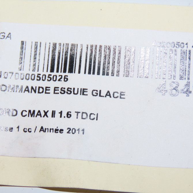 Commande essuie glace occasion FORD CMAX II Phase 1 09-2010->09-2015 1.6 TDCI 115ch 1900224 4