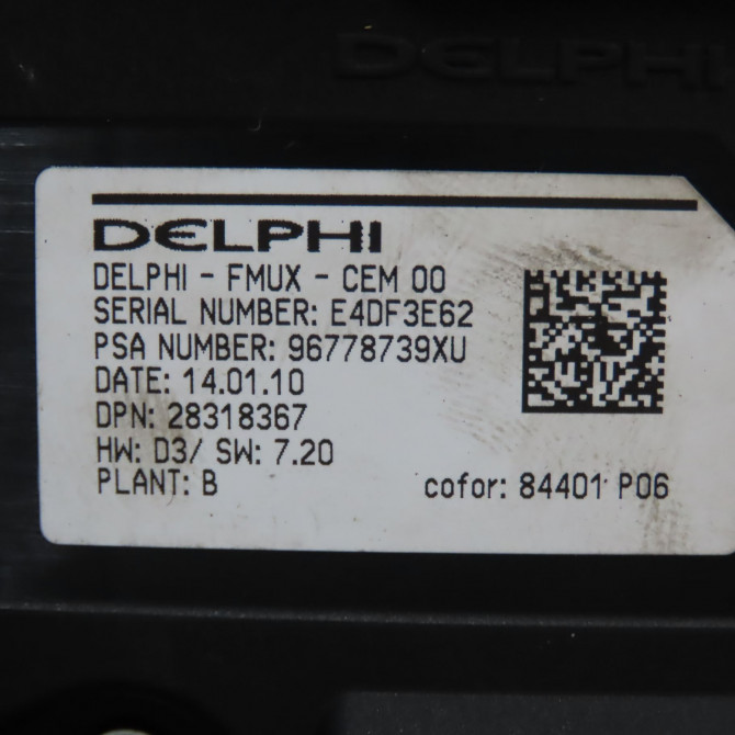 Autoradio occasion CITROEN C4 GRAND PICASSO II Phase 1 04-2013->... 1.6 e-HDi 115ch 8