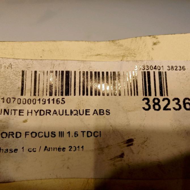 Unité hydraulique ABS occasion FORD FOCUS III Phase 1 01-2011->04-2015 1.6 TDCI 115ch 1847182 5