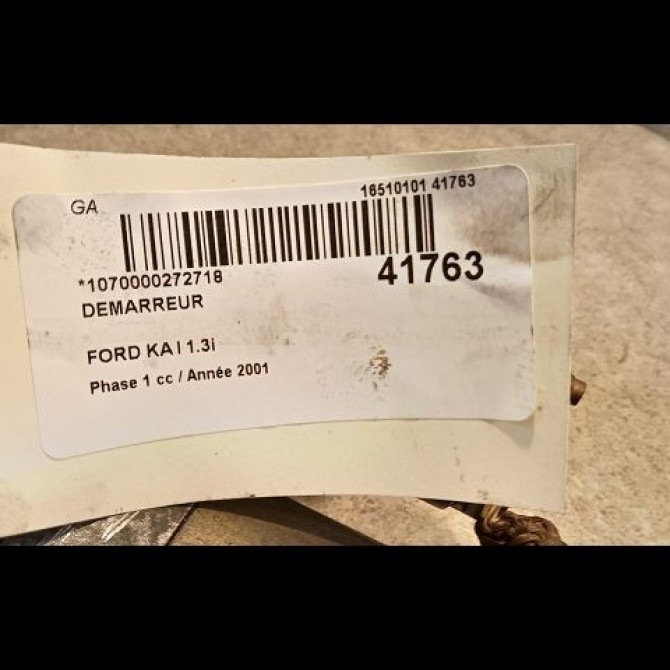 Démarreur occasion FORD KA I Phase 1 10-1996->10-2008 1.3i 1416236 4