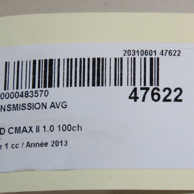 Transmission avant gauche occasion  2481772 7