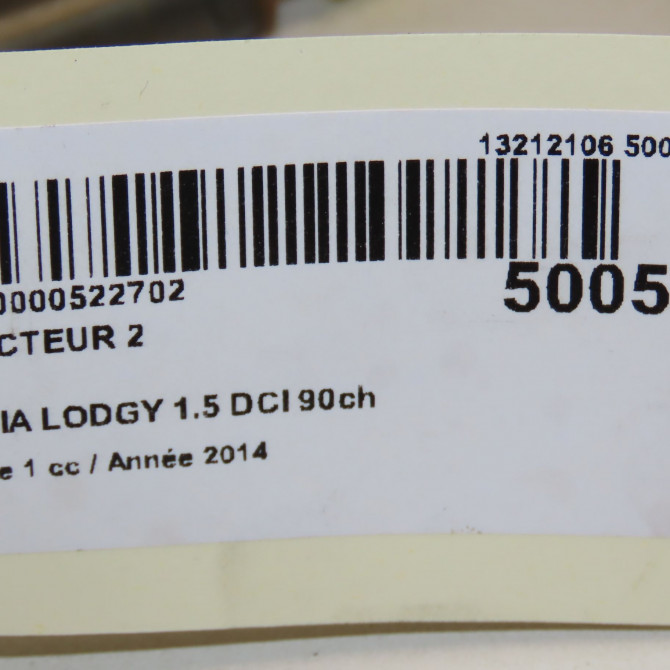 occasion DACIA LODGY Phase 1 01-2012->... 1.5 DCI 90ch 166008399R 5
