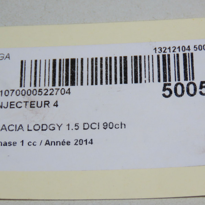 occasion DACIA LODGY Phase 1 01-2012->... 1.5 DCI 90ch 166008399R 5