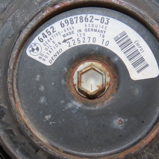 Compresseur air conditionne occasion B.M.W. X1 I Phase 1 07-2009->05-2012 64526987862 4