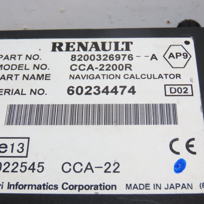 Autoradio occasion RENAULT LAGUNA II Phase 2 03-2005->09-2007 1.9 DCI 125ch 3