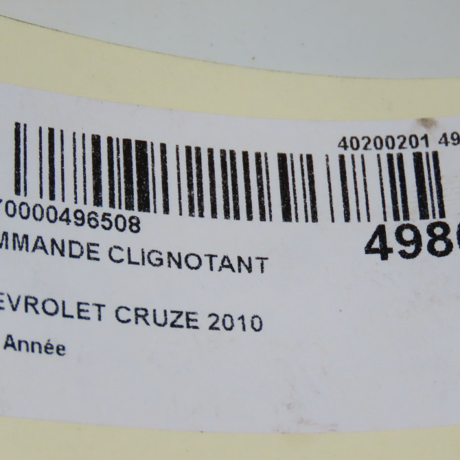 Commande clignotant occasion CHEVROLET CRUZE Phase 1 03-2009->... 13243590 5