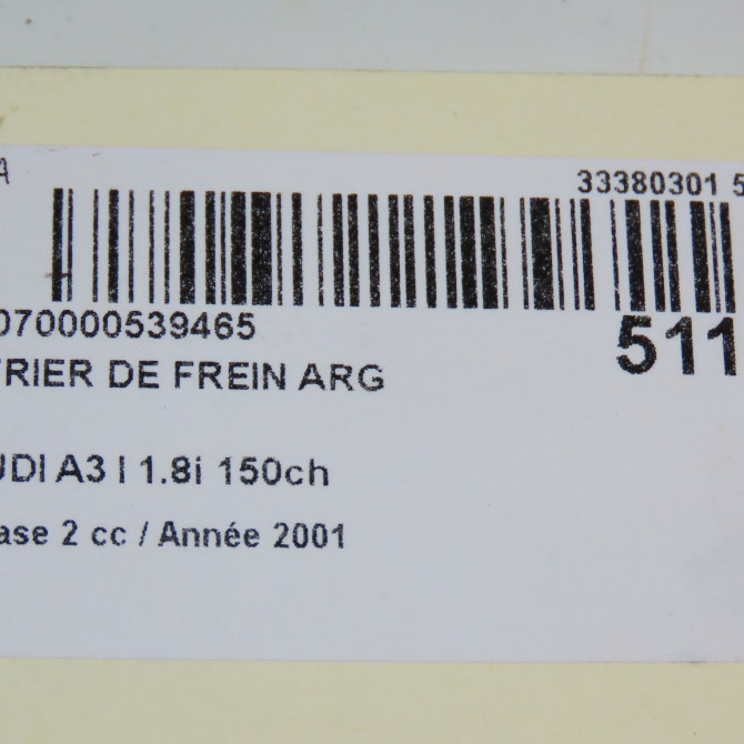 Etrier de frein arrière gauche occasion  1J0615423G 6