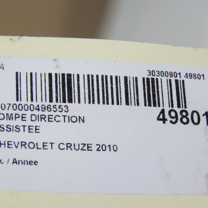 Pompe direction assistee occasion CHEVROLET CRUZE Phase 1 03-2009->... 6