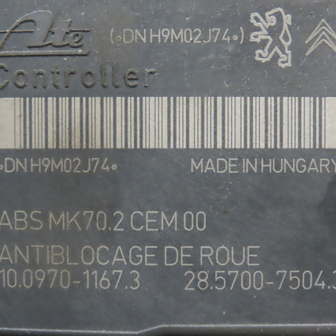 Unité hydraulique ABS occasion CITROEN C3 PICASSO Phase 1 02-2009->08-2012 1.6 HDi 16v 90ch 4541SE 5