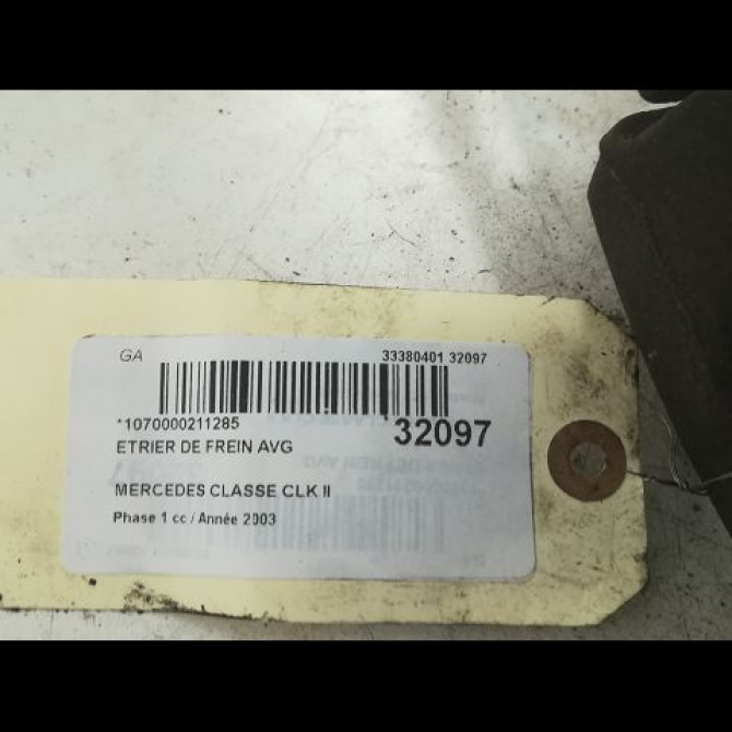 Etrier de frein avant gauche occasion MERCEDES CLASSE CLK II Phase 1 05-2002->12-2009 270 CDI 34203683 3