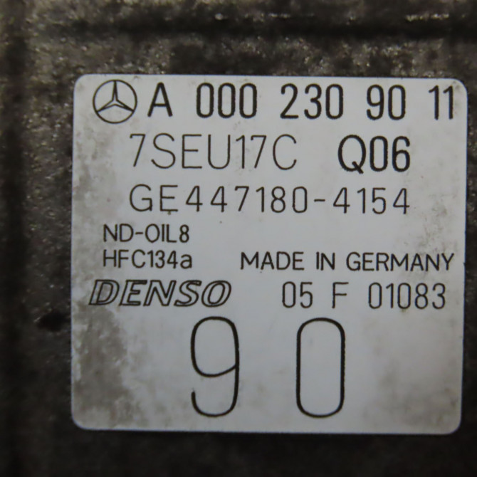 Compresseur air conditionne occasion MERCEDES CLASSE CLK II Phase 1 05-2002->12-2009 270 CDI 230901180 4