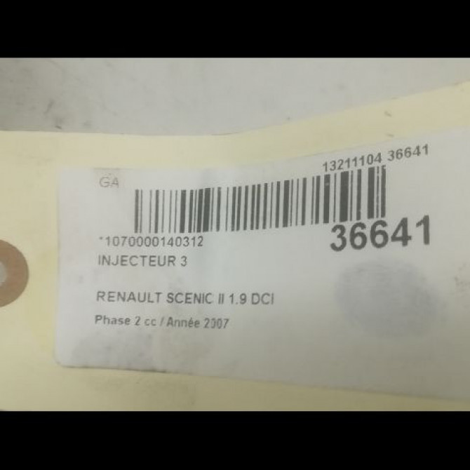 occasion RENAULT SCENIC II Phase 2 09-2006->04-2009 1.9 DCI 130ch 8200606383 3