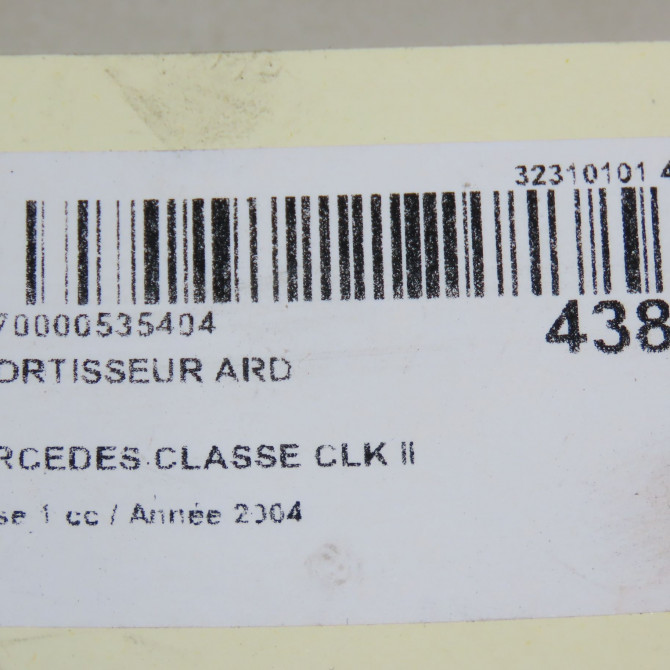 Amortisseur arrière droit occasion MERCEDES CLASSE CLK II Phase 1 05-2002->12-2009 270 CDI 2093261600 5