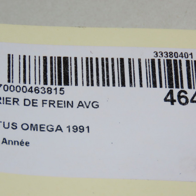 Etrier de frein avant gauche occasion LOTUS OMEGA 6