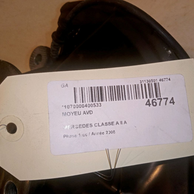 Moyeu avd occasion MERCEDES CLASSE A II Phase 1 12-2004->04-2008 A 180 CDI 1693370145 5