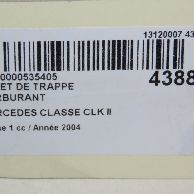 Volet de trappe carburant occasion MERCEDES CLASSE CLK II Phase 1 05-2002->12-2009 270 CDI 20975002069744 4