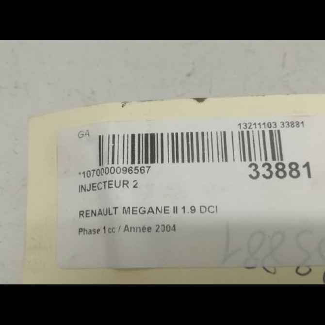 occasion RENAULT MEGANE II Phase 1 09-2003->12-2005 1.9 DCI 120ch 3