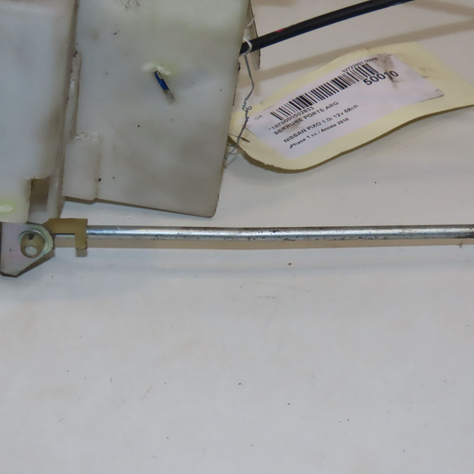 Serrure porte arg occasion NISSAN PIXO Phase 1 05-2009->... 1.0i 12v 68ch 825034A00M 3