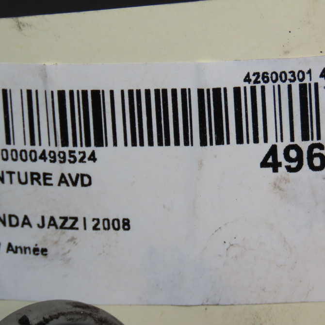 Ceinture avant droite occasion HONDA JAZZ I 7