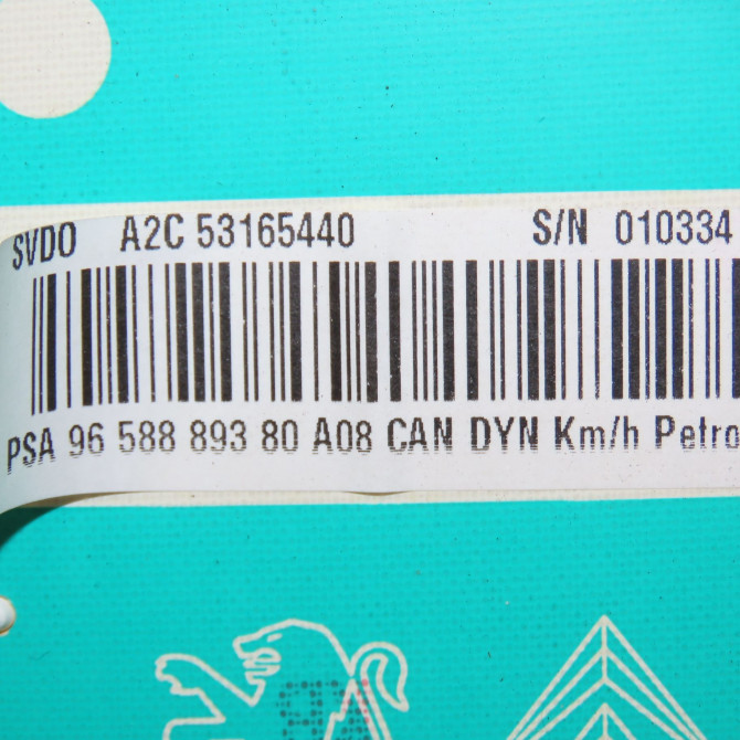 Compteur occasion PEUGEOT 1007 Phase 1 04-2005->12-2010 1.4i 16v 6106SY 4