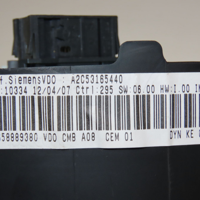 Compteur occasion PEUGEOT 1007 Phase 1 04-2005->12-2010 1.4i 16v 6106SY 5