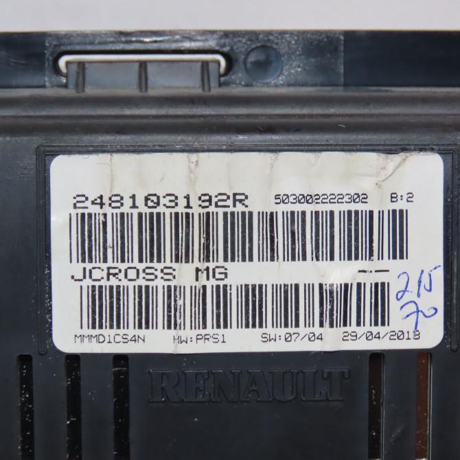 Compteur occasion RENAULT SCENIC III Phase 3 04-2013->... 248107100R 3