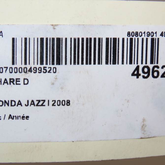 Phare droit occasion HONDA JAZZ I 33101SAAG52 5